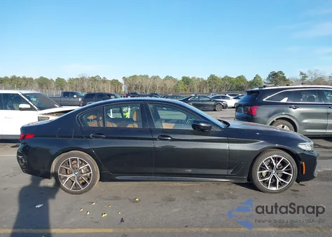 2021 BMW 530I z USA, uszkodzony, nr VIN WBA53BH04MWX08894